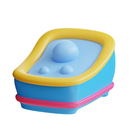 Bañera de bebé  3D Icon