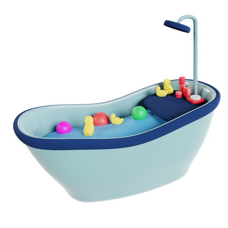 Bañera de bebé  3D Icon