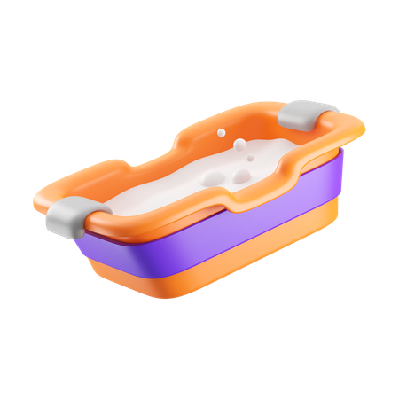 Bañera de bebé  3D Icon