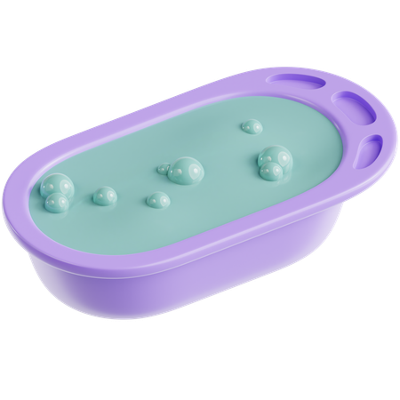 Bañera de bebé  3D Icon