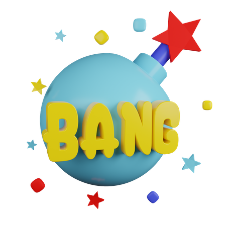 BANG  3D Sticker