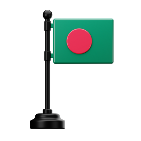 Bangladesch flagge  3D Icon