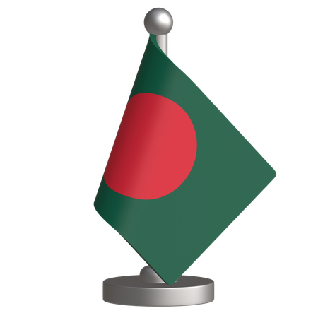 Bangladesch tischflagge  3D Icon