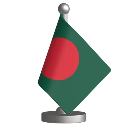 Bangladesch tischflagge  3D Icon