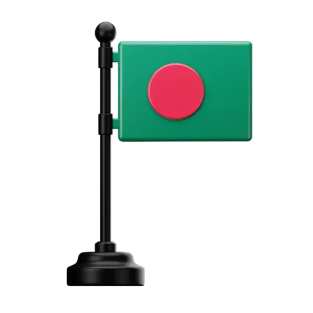 Bangladesh Flag  3D Icon