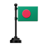 bangladesh flag 3d illustration