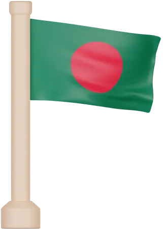 Bangladesh Flag  3D Icon