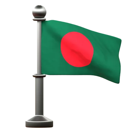 Bangladesh Flag  3D Icon