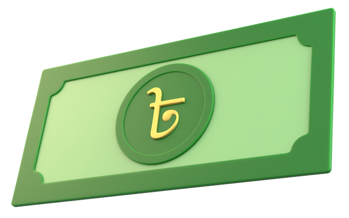 Bangladesh Taka Money  3D Icon