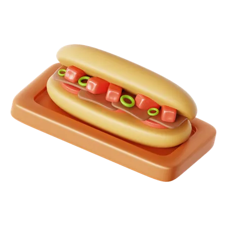 Banh mi  3D Icon