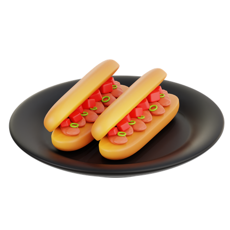 Banh mi  3D Icon