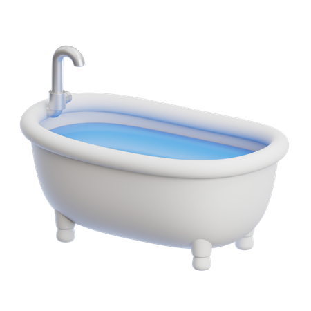 Banheira  3D Icon