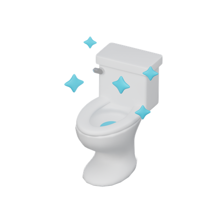 Banheiro limpo  3D Icon