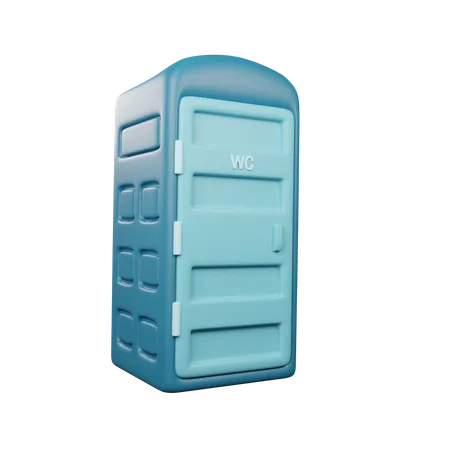 WC móvel  3D Icon