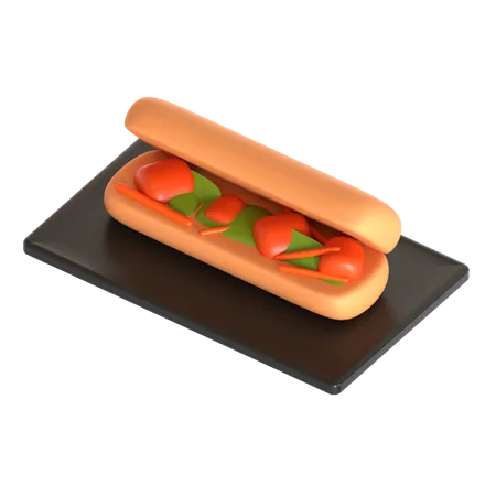 Banh mi  3D Icon