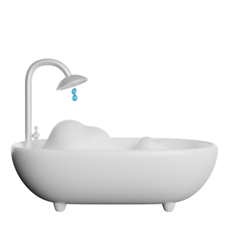 Banho  3D Icon