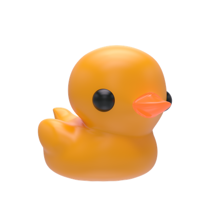 Pato de banho  3D Illustration