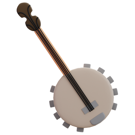 Banjo  3D Icon