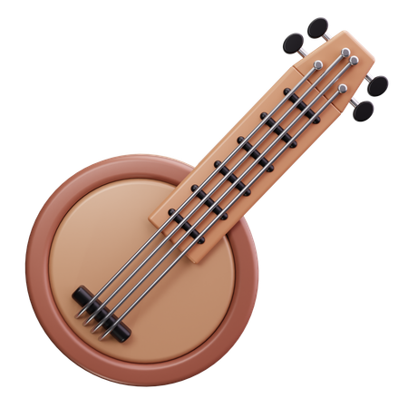 Banjo  3D Icon