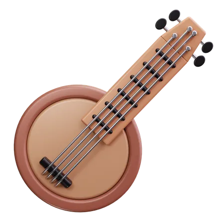 Banjo  3D Icon