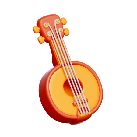 Banjo  3D Icon