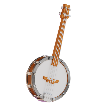 Banjo  3D Icon