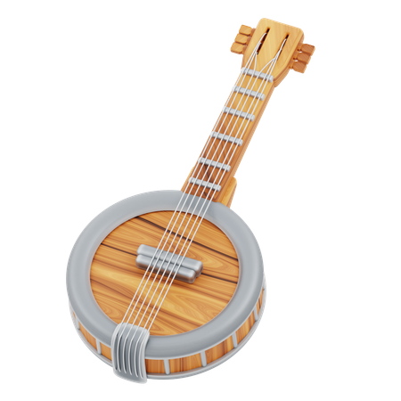 Banjo  3D Icon