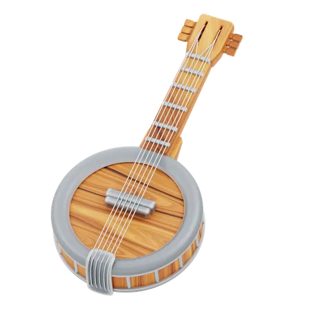 Banjo  3D Icon