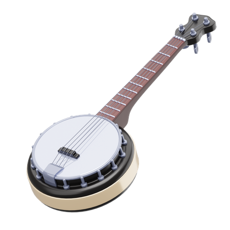 Banjo  3D Icon