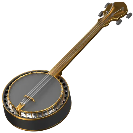 Banjo  3D Icon