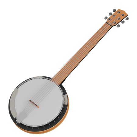 Banjo  3D Icon