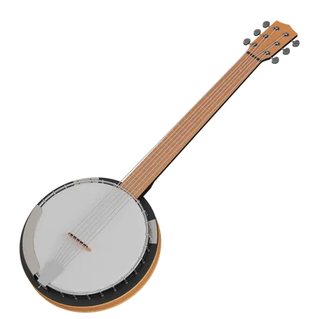 Banjo  3D Icon