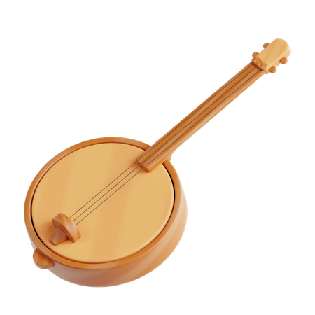 Banjo  3D Icon