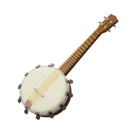 Banjo  3D Icon