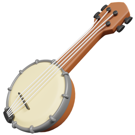 Banjo  3D Icon