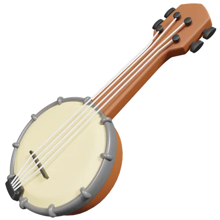 Banjo  3D Icon