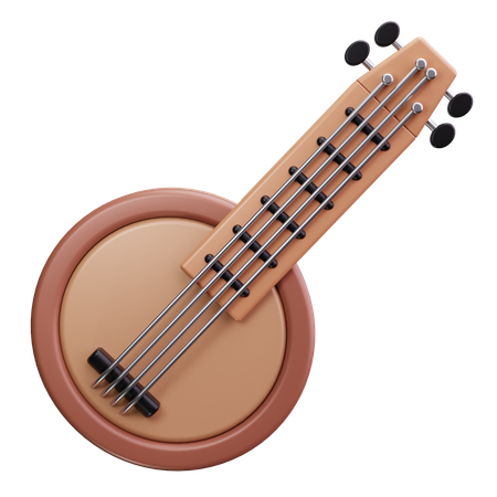 Banjo  3D Icon