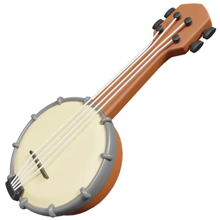 Banjo 3D Icon