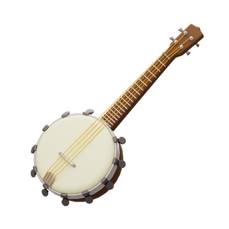 Banjo  3D Icon