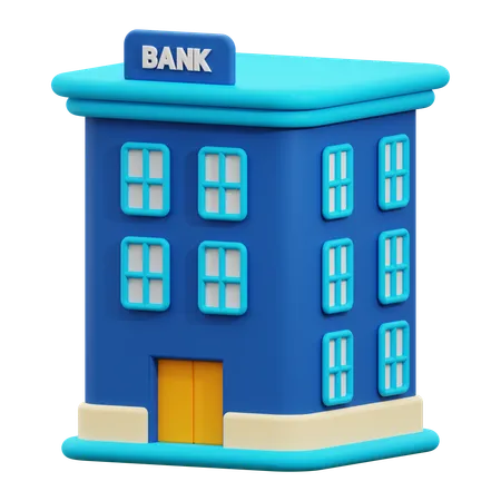3 D Bank Architecture Icon 3D Icon