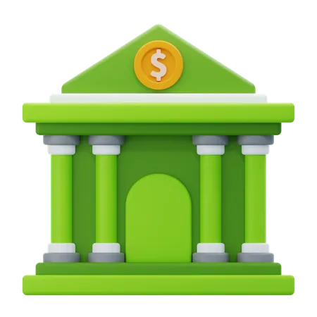 BANK  3D Icon