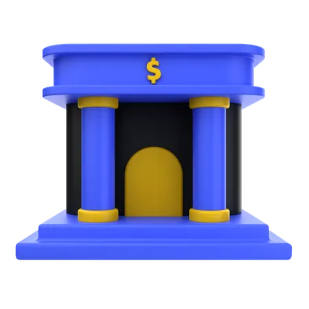 Bank  3D Icon