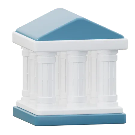 Bank  3D Icon