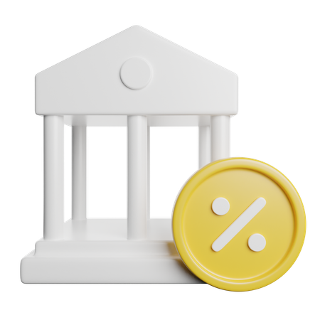 Bank  3D Icon