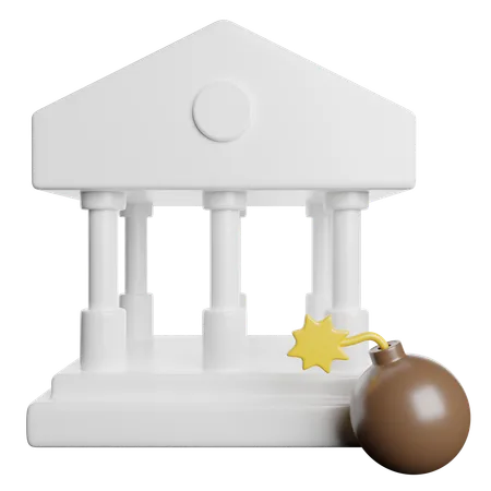 Bank  3D Icon