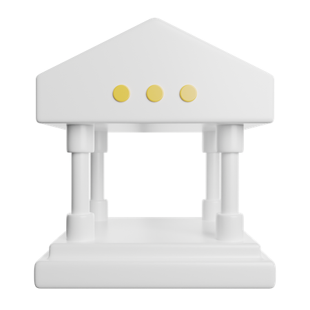 Bank  3D Icon