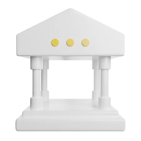 Bank  3D Icon