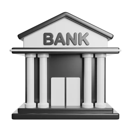 Bank  3D Icon