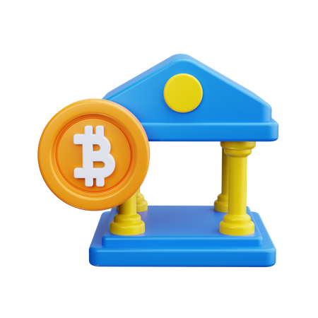 Bank  3D Icon