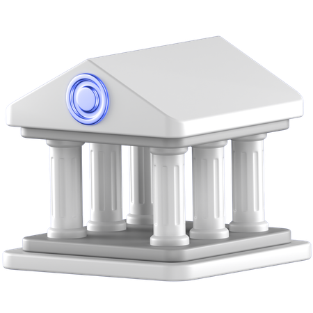 Bank  3D Icon